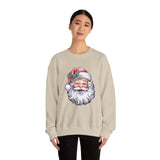 Pink Hat Santa Crewneck Sweatshirt