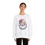 Pink Hat Santa Crewneck Sweatshirt