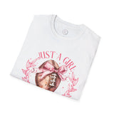 Just a Girl Who Loves Football T Shirt