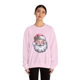 Pink Hat Santa Crewneck Sweatshirt