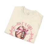 Just a Girl Who Loves Football T Shirt