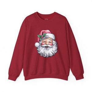 Pink Hat Santa Crewneck Sweatshirt