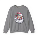 Pink Hat Santa Crewneck Sweatshirt