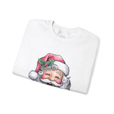 Pink Hat Santa Crewneck Sweatshirt