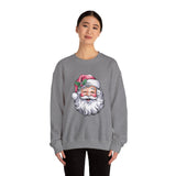 Pink Hat Santa Crewneck Sweatshirt