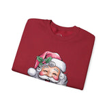 Pink Hat Santa Crewneck Sweatshirt