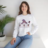 Cutie Halloween Coffee Ghosts Crewneck Sweatshirt