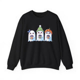 Cutie Fall Ghosts Crewneck Sweatshirt