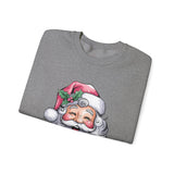 Pink Hat Santa Crewneck Sweatshirt