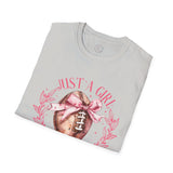 Just a Girl Who Loves Football T Shirt