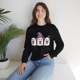 Cutie Halloween Coffee Ghosts Crewneck Sweatshirt