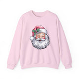 Pink Hat Santa Crewneck Sweatshirt