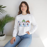 Cutie Fall Ghosts Crewneck Sweatshirt