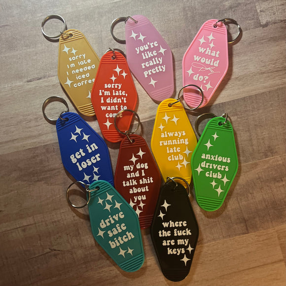 Fun Sayings Keychain