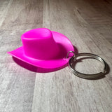 Cowgirl Hat Keychain